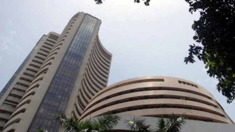 Sensex hits record high