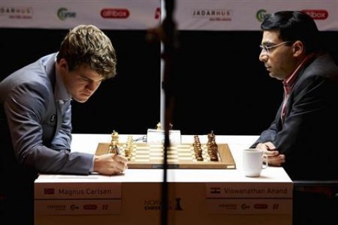 Magnus Carlsen has a scary escape