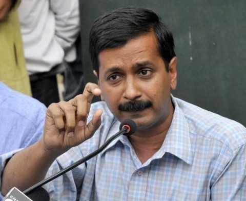 Ink throws at AAP leader Arvind Kejriwal