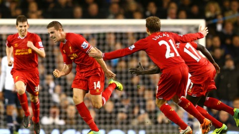 Liverpool hammers 10-man Spurs 5-0