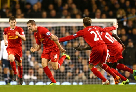 Liverpool hammers 10-man Spurs 5-0