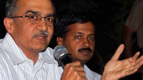 AAP leader Prashant Bhushan tries to defend himself over referendum