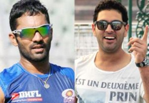Yuvi gets the highest bidding; Dinesh Karthik comes as the surprise package