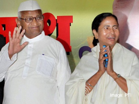Anna Hazare endorses Mamata Banerjee