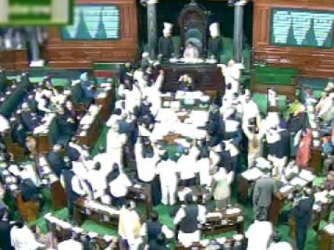 Unprecedented security in Parliament ahead of tabling Telengana Bill