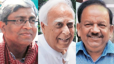 Its Kapil Sibal vs Harsh Vardhan vs Ashutosh in Chandni Chowk