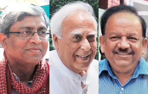 Its Kapil Sibal vs Harsh Vardhan vs Ashutosh in Chandni Chowk