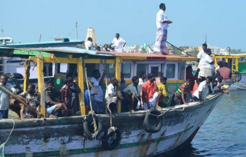 Happy Sri Lanka releases Indian fishermen
