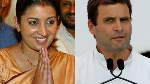 It’s Smriti Irani vs Rahul Gandhi in Amethi