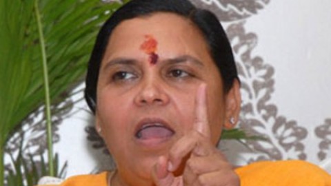 Uma Bharti takes a dig at Modi