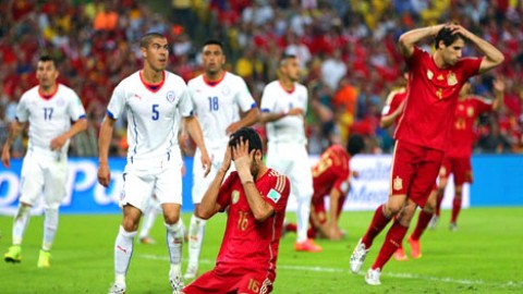 Chile sends the defending champions packing