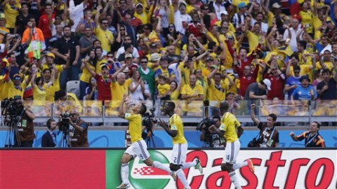 Colombia has it easy against Greece