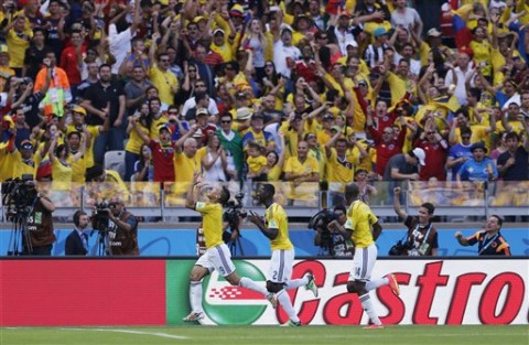 Colombia has it easy against Greece
