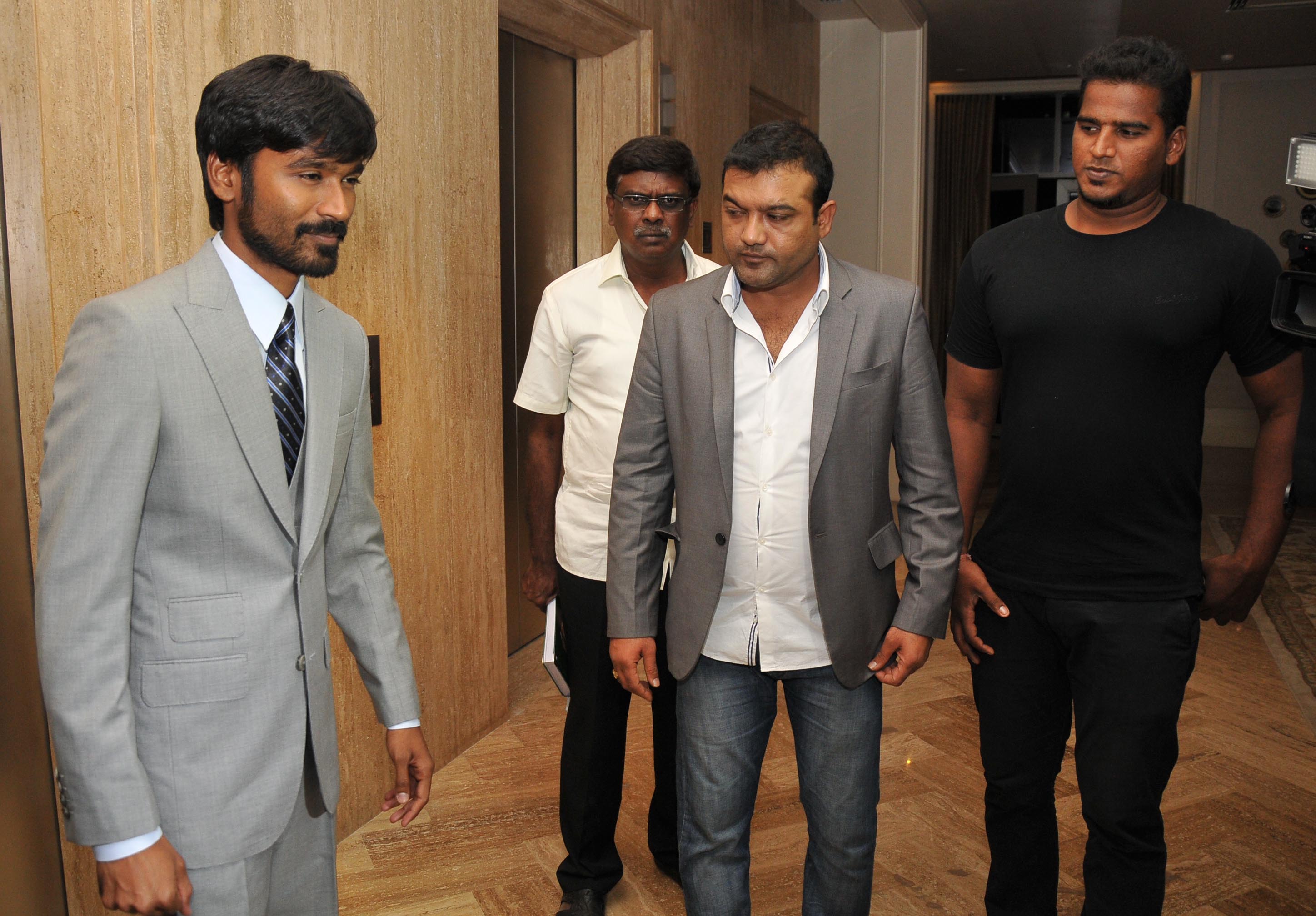 Dhanush at the '61st Idea Filmfare Awards 2013' Press Conference at Park Hyatt Hotel, Chennai.1