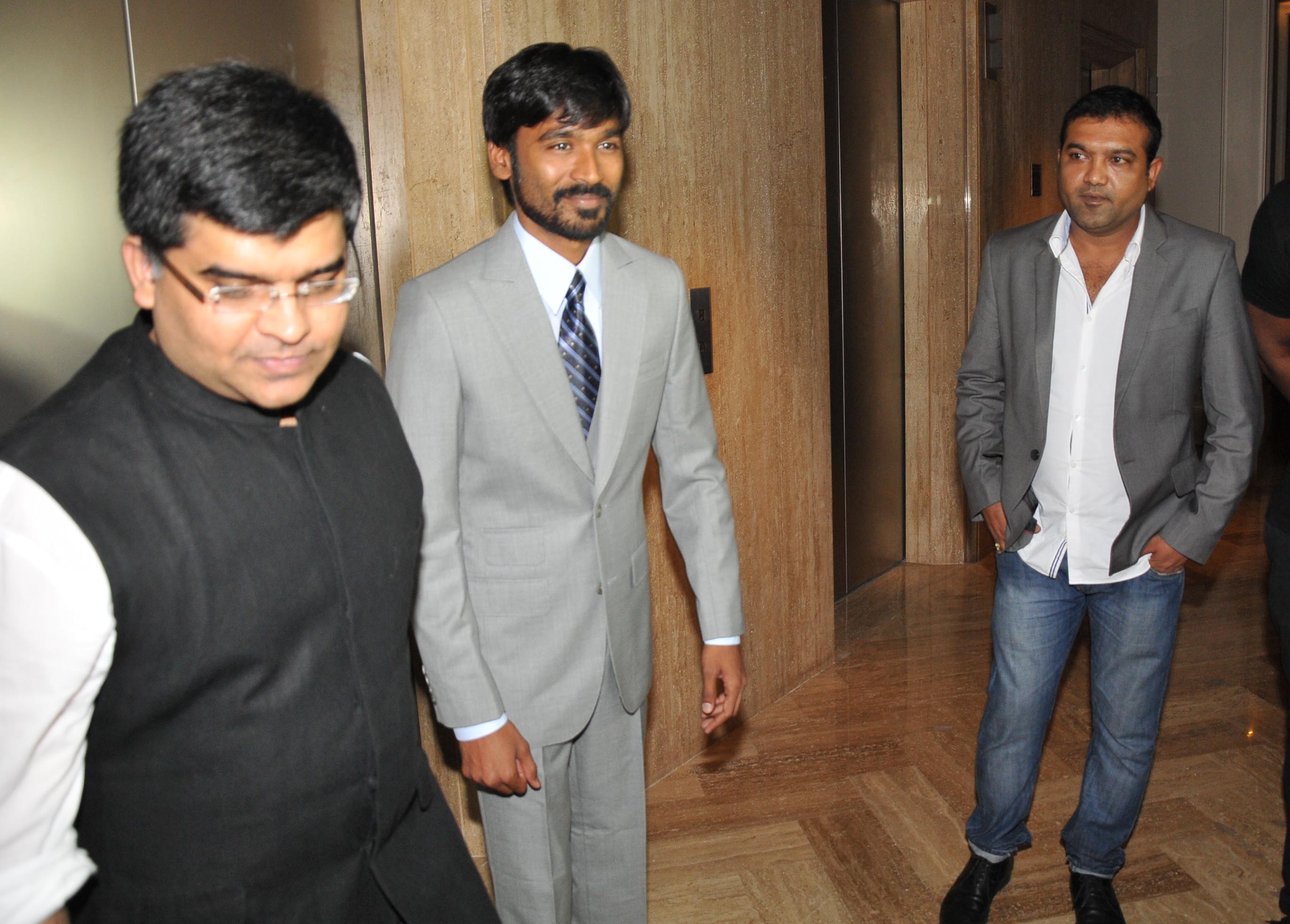 Dhanush at the '61st Idea Filmfare Awards 2013' Press Conference at Park Hyatt Hotel, Chennai.3