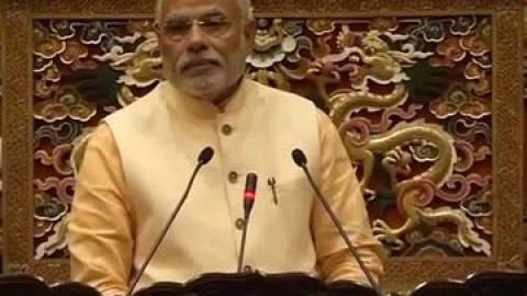 Narendra Modi addresses Bhutan Parliament