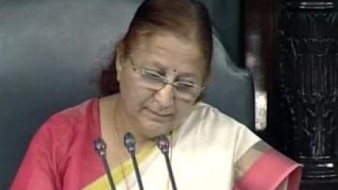 Sumitra Mahajan elected as the new speaker of Lok Sabha