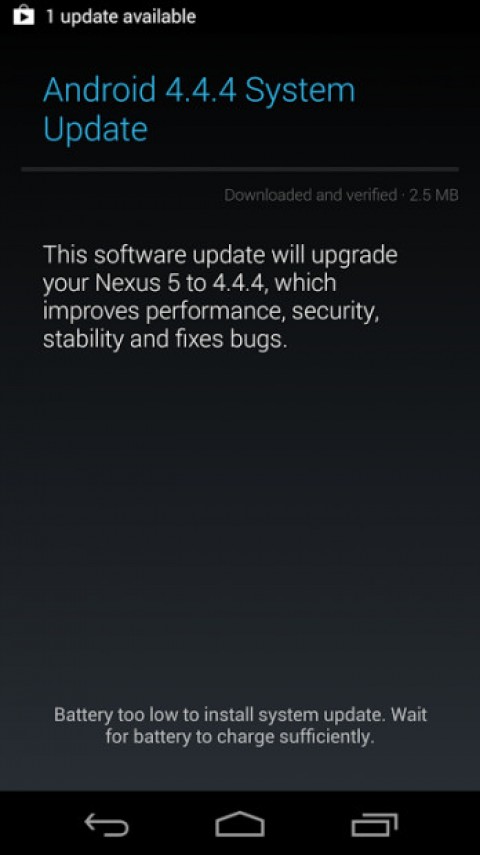 Android 4.4.4 KitKat update is now available in India