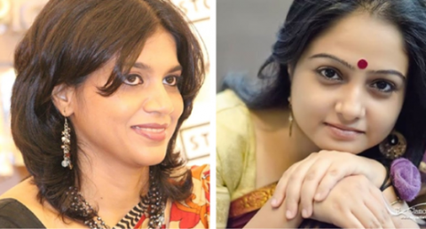 Ananya, Shruti and cup of coffee