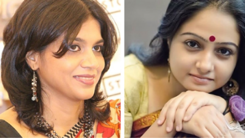 Ananya, Shruti and cup of coffee