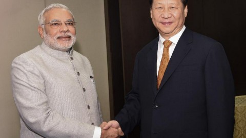 Narendra Modi meets Chinese President Xi Jinping