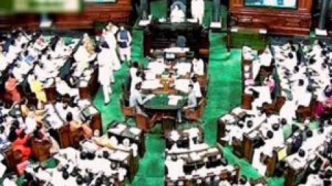 Uproar in Parliament over Ramdev’s aid’s meeting with Hafiz Saeed