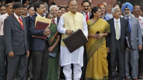 Jaitley presents Modi-government’s maiden budget