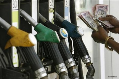 Petrol price down, diesel price up