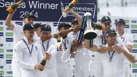 England finishes it off in style