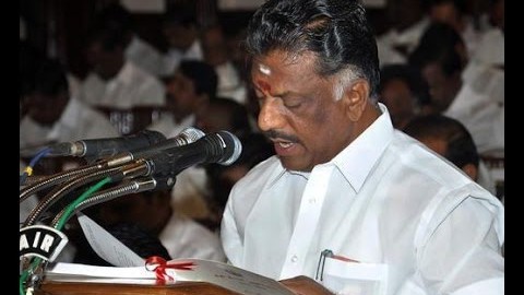 Panneerselvam sworn as new Tamil Nadu chief minister