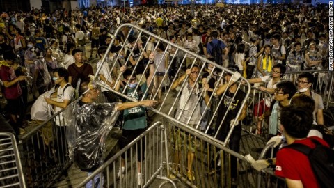 Protest intensifies in Hong Kong in demand of democracy