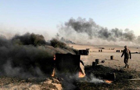 U.S and its Middle East allies launch attack on ISIS in Syria