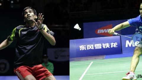 Saina Nehwal, K Srikanth Win China Open