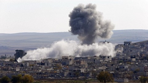 IS sites in Iraq and Syria targeted and attacked