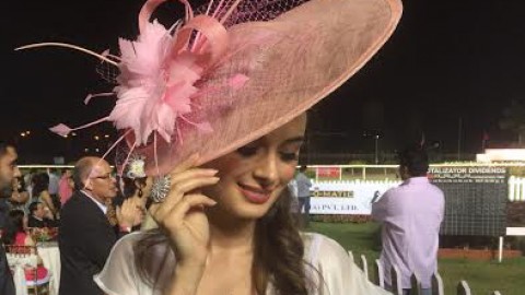 Evelyn Sharma spotted at the First Night Racing Season