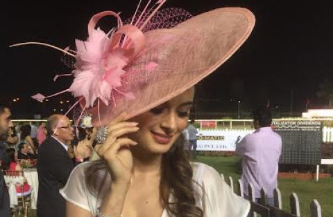 Evelyn Sharma spotted at the First Night Racing Season