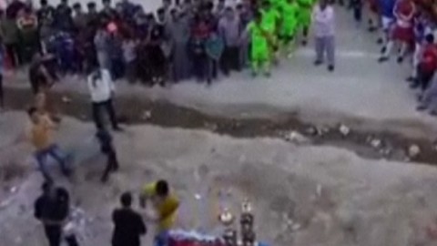 Over 30 killed in Baghdad as bomb ripped through stadium