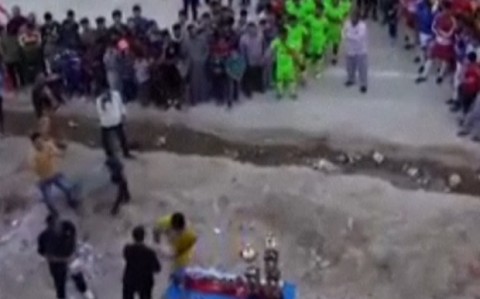 Over 30 killed in Baghdad as bomb ripped through stadium