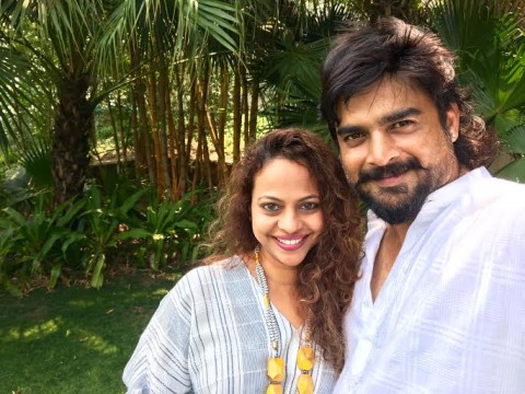 Sarita Birje’s special surprise for R.Madhavan!