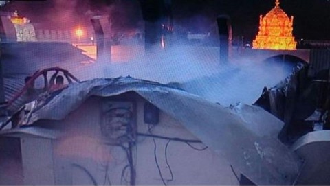 Fire breaks out at Tirupathi Temple’s kitchen, no casualties yet