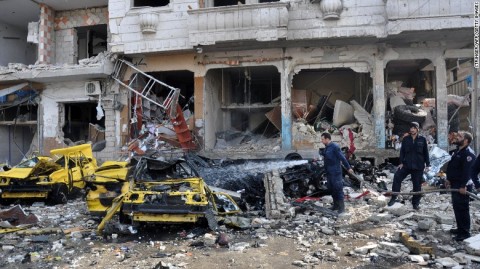 4 killed as mass bombing strikes in Syria